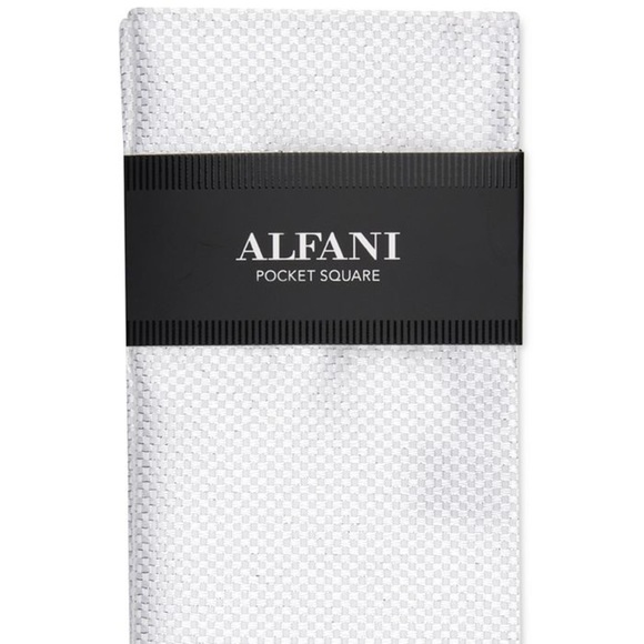 Alfani Men's Textured Basketweave Pocket Square